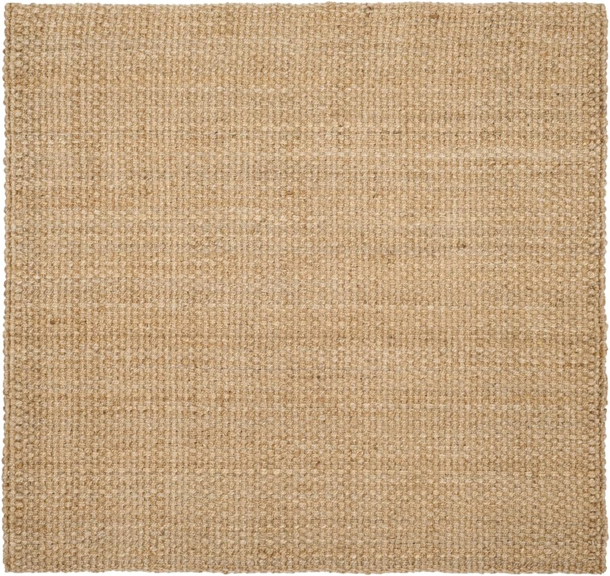 SAFAVIEH Area Rug 8x10 - Natural Fiber Collection - Large - Natural Brown, Handmade Jute, Basketweave Pattern (NF401A)